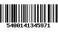 Código de Barras 5400141345971