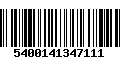 Código de Barras 5400141347111