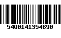 Código de Barras 5400141354690