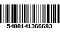 Código de Barras 5400141366693