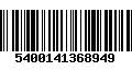 Código de Barras 5400141368949