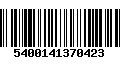 Código de Barras 5400141370423