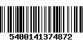 Código de Barras 5400141374872