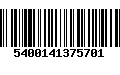 Código de Barras 5400141375701