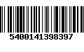 Código de Barras 5400141398397