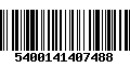 Código de Barras 5400141407488