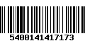 Código de Barras 5400141417173