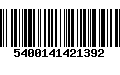 Código de Barras 5400141421392