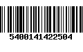 Código de Barras 5400141422504