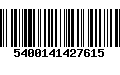 Código de Barras 5400141427615