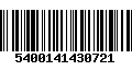 Código de Barras 5400141430721