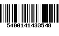 Código de Barras 5400141433548