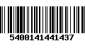 Código de Barras 5400141441437