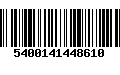 Código de Barras 5400141448610