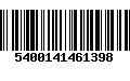 Código de Barras 5400141461398