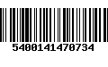 Código de Barras 5400141470734