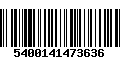 Código de Barras 5400141473636