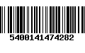 Código de Barras 5400141474282