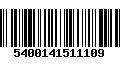 Código de Barras 5400141511109