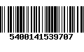 Código de Barras 5400141539707