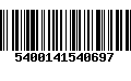 Código de Barras 5400141540697