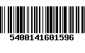 Código de Barras 5400141601596