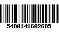 Código de Barras 5400141602685