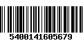 Código de Barras 5400141605679