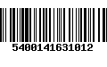 Código de Barras 5400141631012