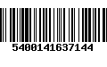 Código de Barras 5400141637144