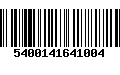 Código de Barras 5400141641004