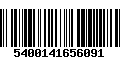 Código de Barras 5400141656091