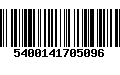 Código de Barras 5400141705096