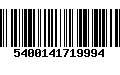 Código de Barras 5400141719994