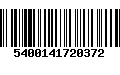 Código de Barras 5400141720372