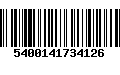 Código de Barras 5400141734126