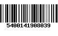 Código de Barras 5400141908039