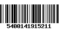 Código de Barras 5400141915211