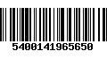 Código de Barras 5400141965650