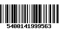 Código de Barras 5400141999563