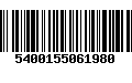 Código de Barras 5400155061980