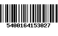 Código de Barras 5400164153027