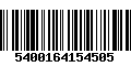 Código de Barras 5400164154505