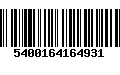 Código de Barras 5400164164931