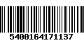 Código de Barras 5400164171137