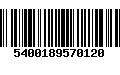 Código de Barras 5400189570120