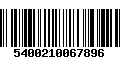 Código de Barras 5400210067896