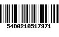 Código de Barras 5400210517971