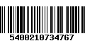 Código de Barras 5400210734767