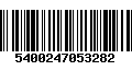 Código de Barras 5400247053282